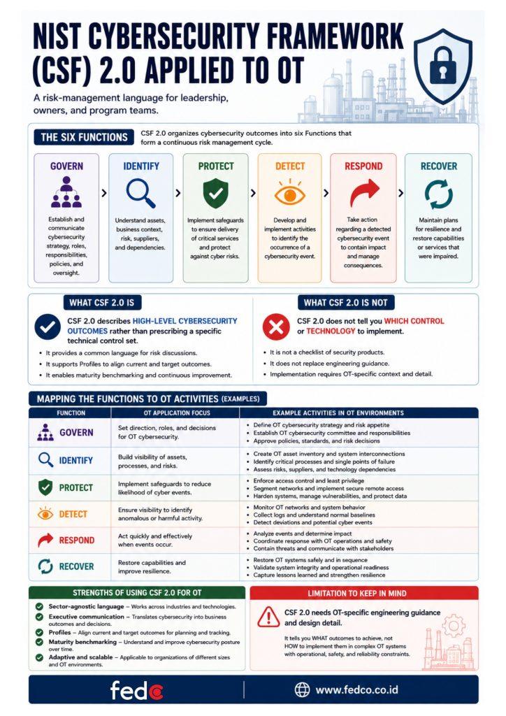 NIST CSF 2.0 Applied to OT | FEDCO